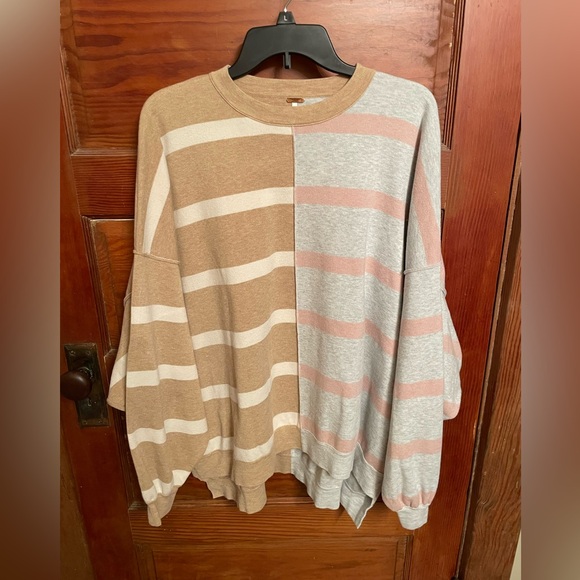 Free People Uptown Stripe Pullover sweater - Picture 5 of 9